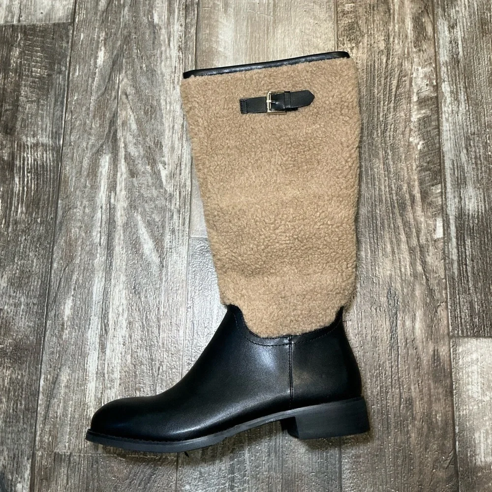 Torgeis Black and Tan Women's Boots